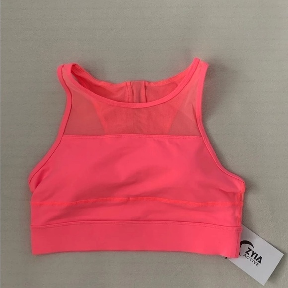 (NWT) ZYIA Active Women’s All Star Sports Bra in Coral, Small - Picture 9 of 12